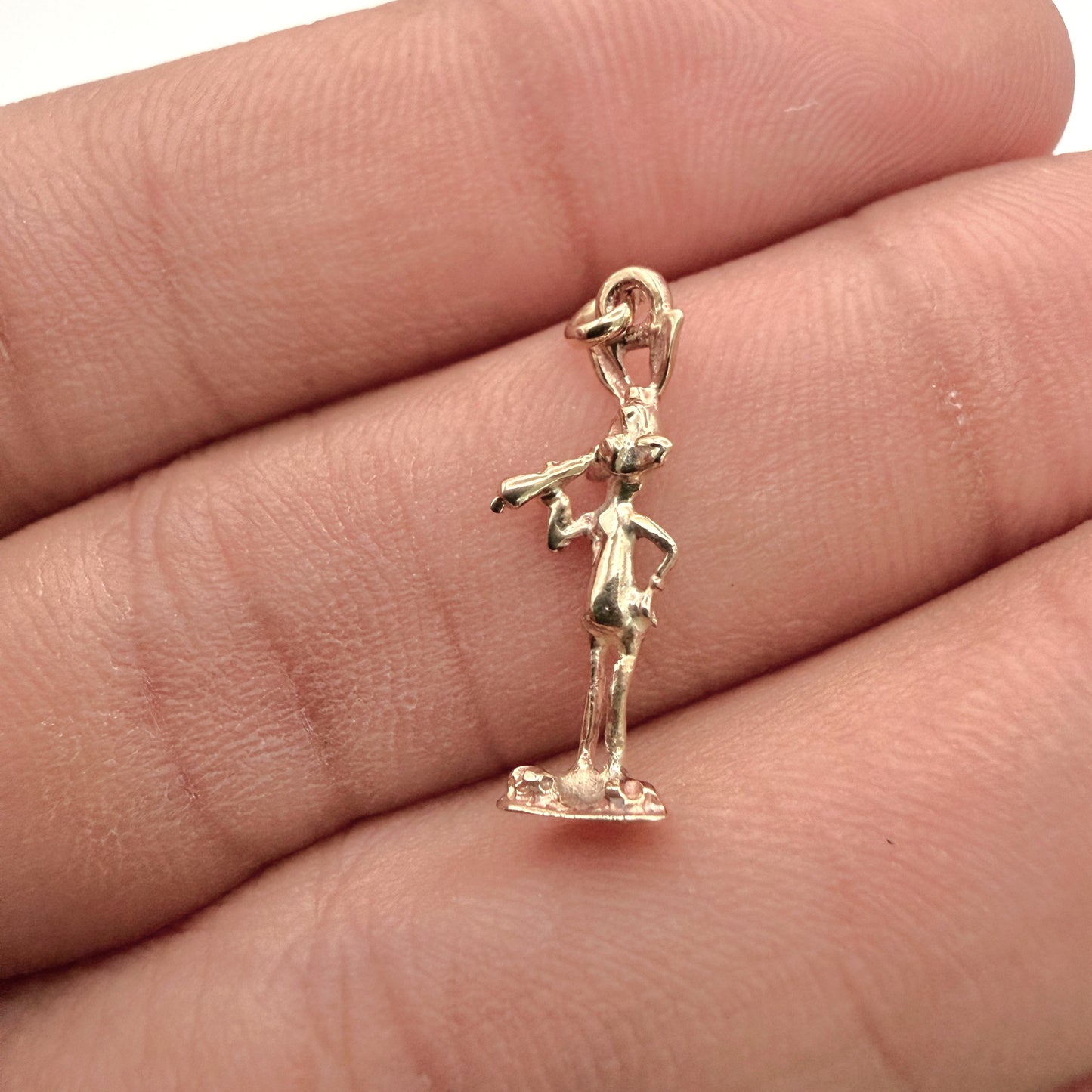 BRAND NEW | 9ct Gold Carrot Munch Bunny Charm/Pendant 19.8mm