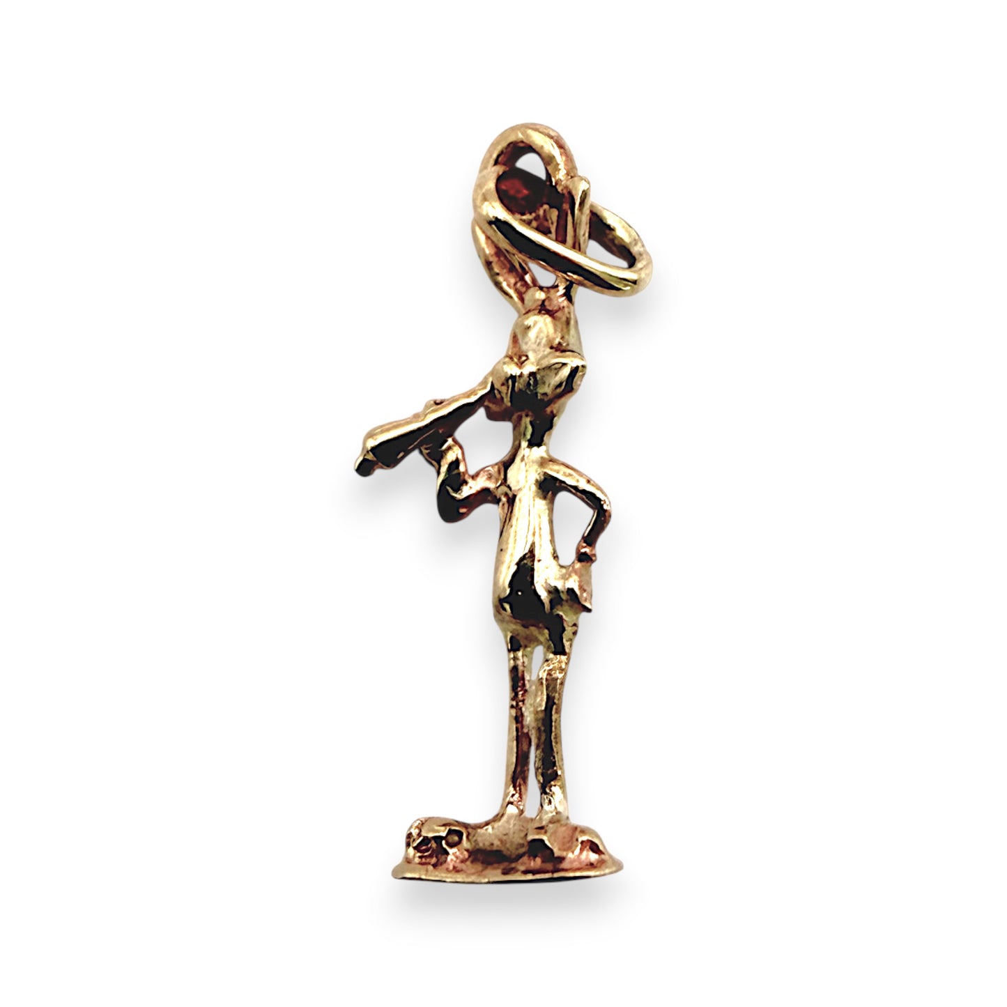 BRAND NEW | 9ct Gold Carrot Munch Bunny Charm/Pendant 19.8mm