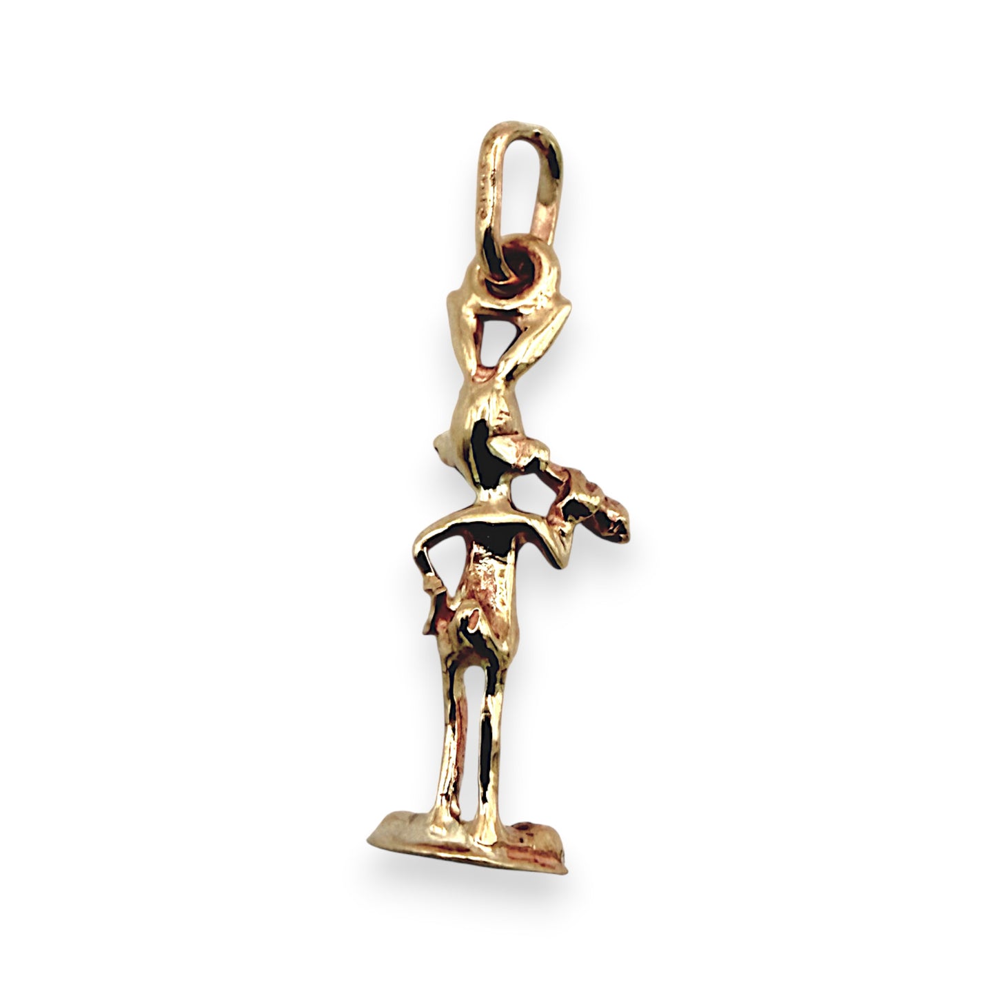 BRAND NEW | 9ct Gold Carrot Munch Bunny Charm/Pendant 19.8mm