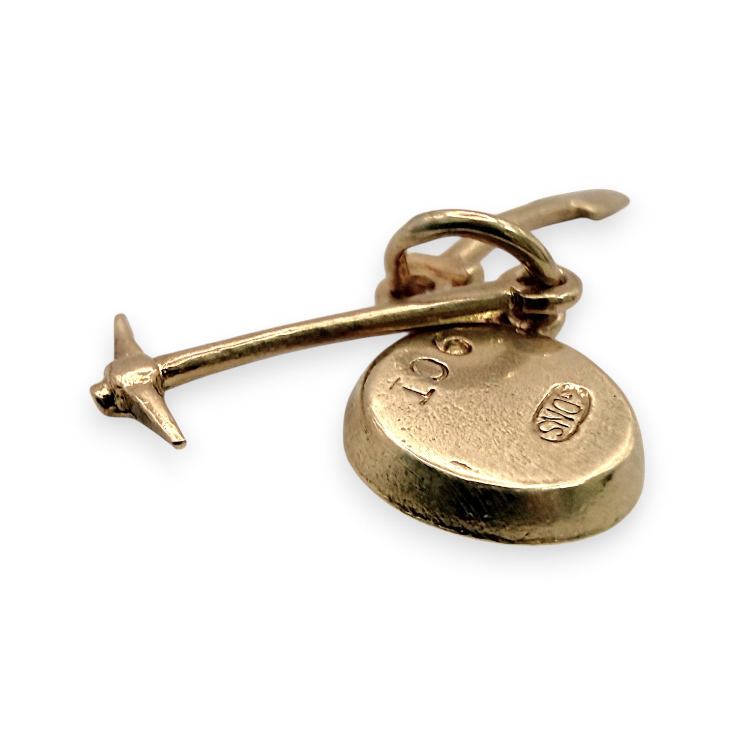 NZGD | 9ct Gold Shovel & Pickaxe Heritage Charm