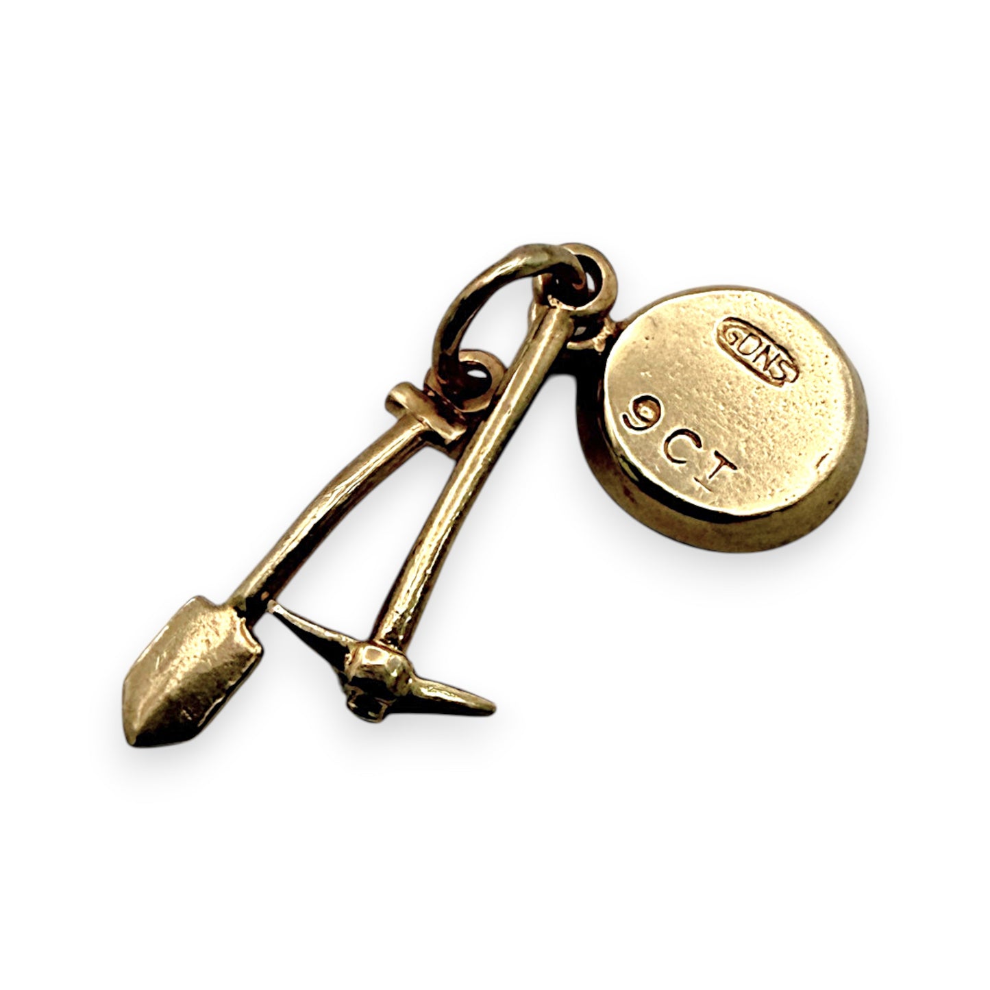 NZGD | 9ct Gold Shovel & Pickaxe Heritage Charm