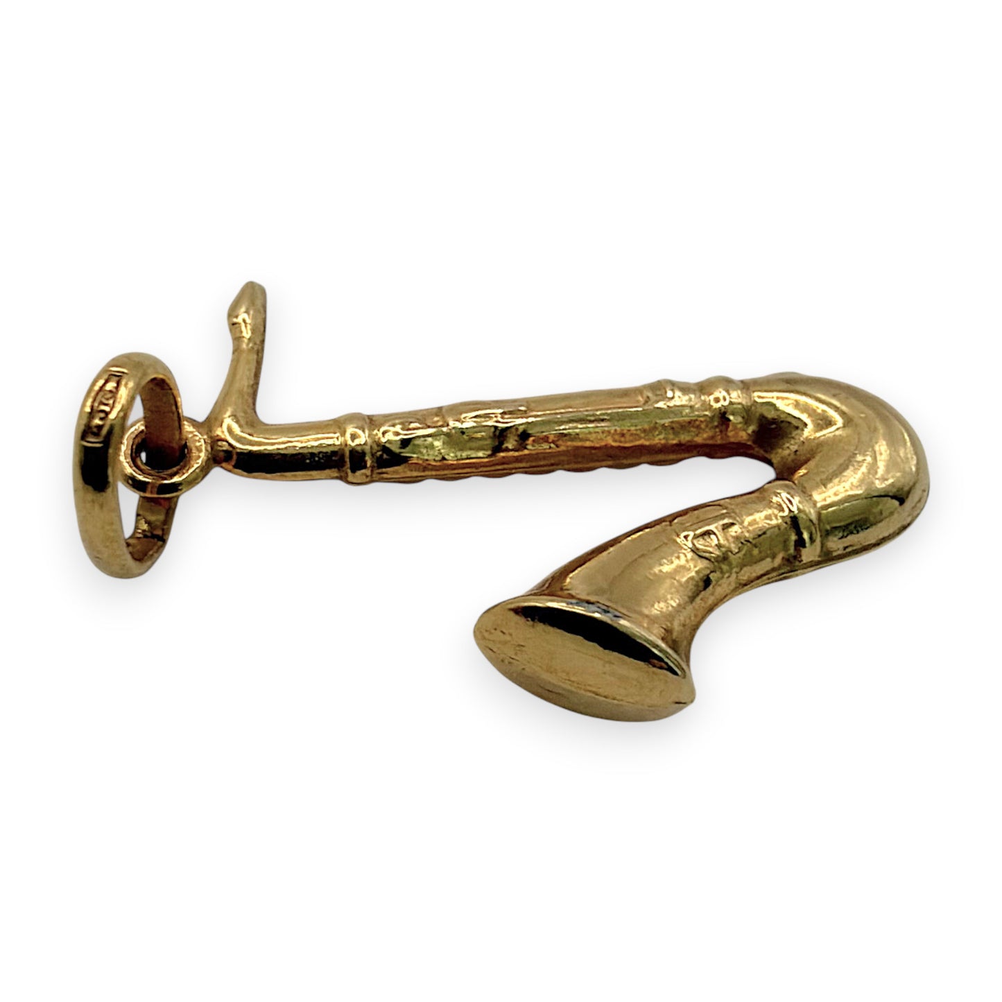 BRAND NEW | 9ct Gold Saxophone Pendant Charm