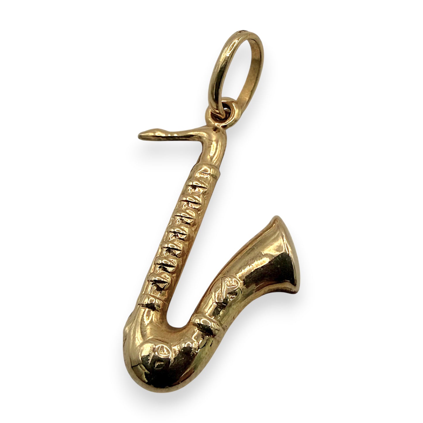 BRAND NEW | 9ct Gold Saxophone Pendant Charm