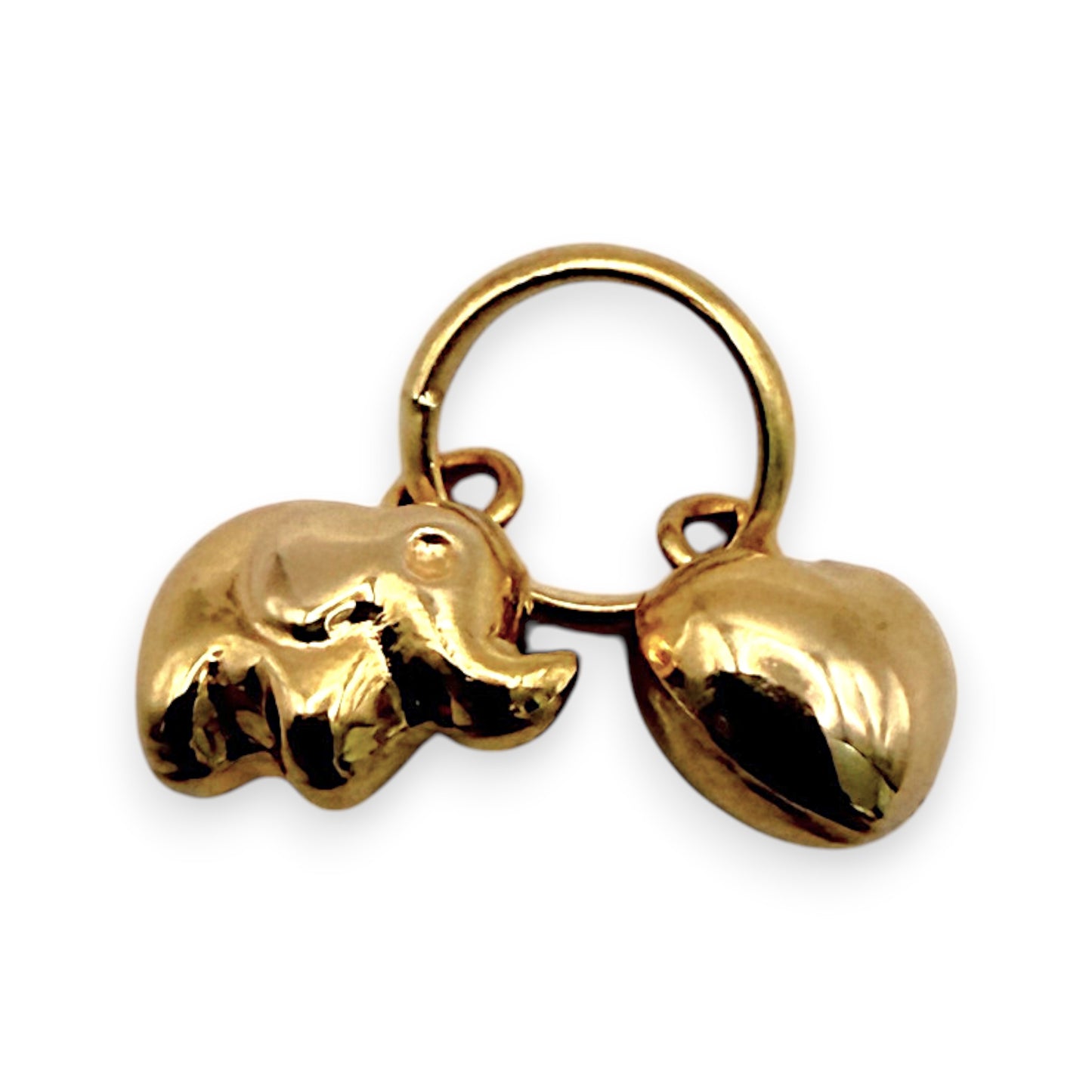 BRAND NEW | 9ct Gold Elephant Heart Harmony Charm