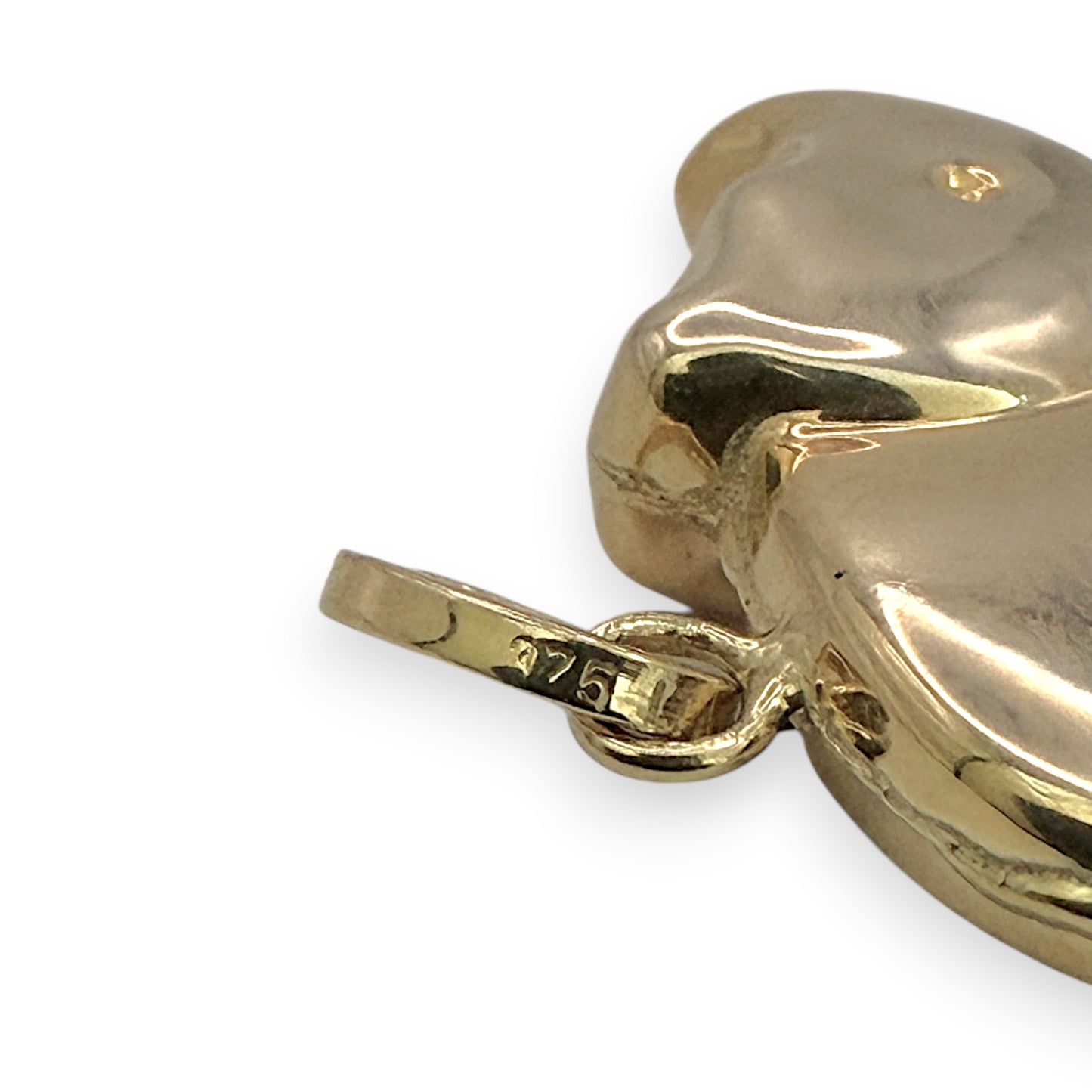 BRAND NEW | 9ct Gold  Rhinoceros Charm / Pendant 12.8mm