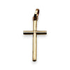 BRAND NEW | 9ct Gold  Minimalist  Cross Charm/Pendant 16.6mm