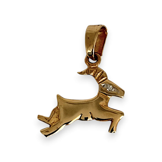 BRAND NEW | 9ct Gold Auric Goat Strength Pendant