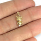 BRAND NEW | 9ct Gold Golden Fortune Pig Pendant with Natrual Diamond