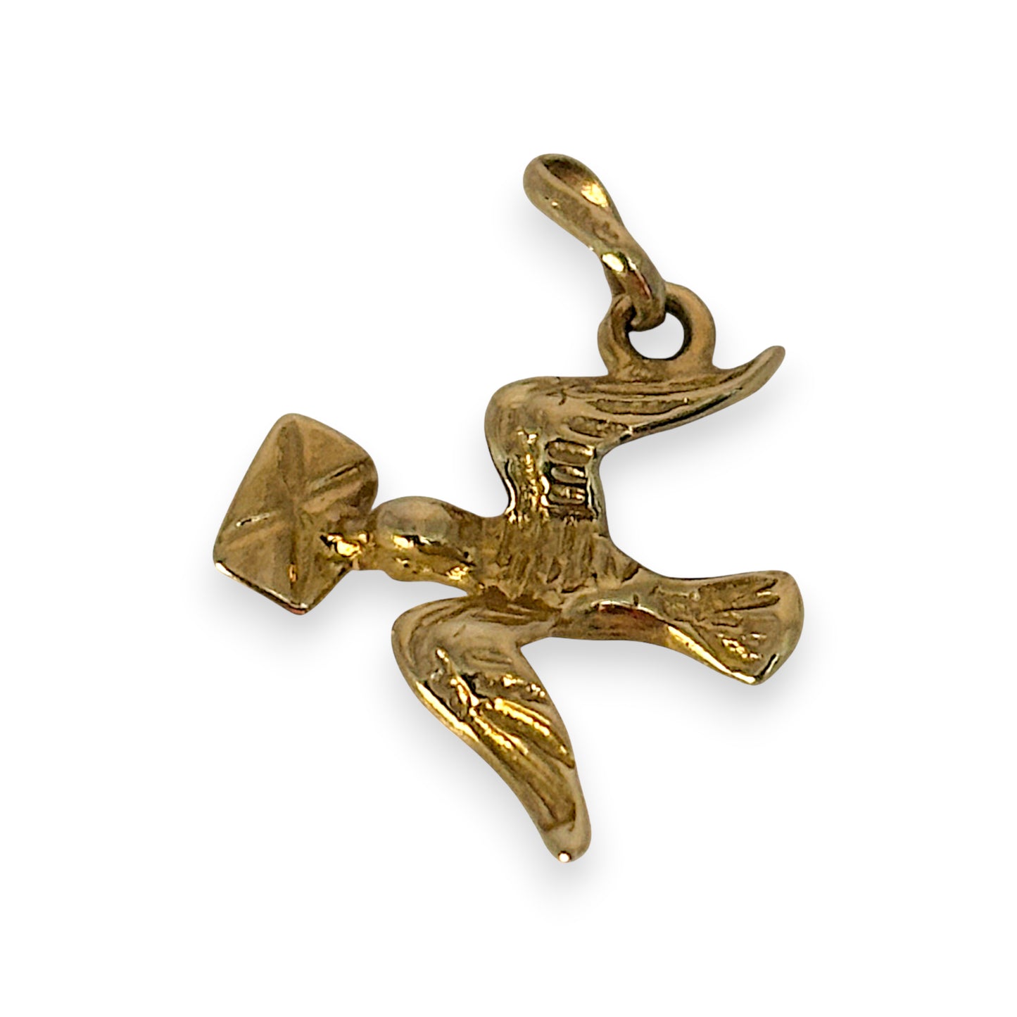 NZGD | 9ct Gold Golden Messenger Dove Charm