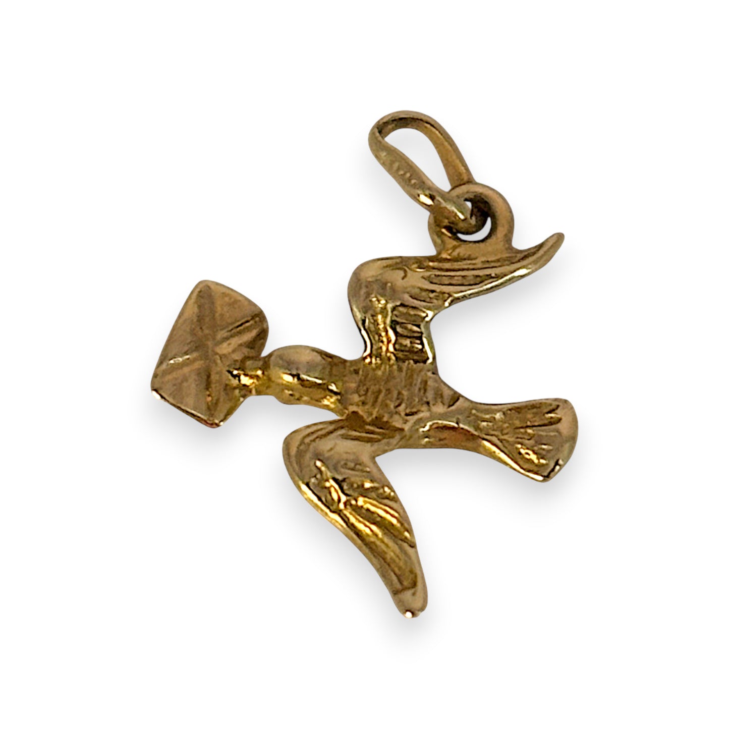 NZGD | 9ct Gold Golden Messenger Dove Charm