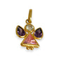 BRAND NEW | 9ct Gold Golden Guardian Angel CZ Pendant / Charm