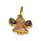 BRAND NEW | 9ct Gold Golden Guardian Angel CZ Pendant / Charm