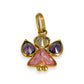 BRAND NEW | 9ct Gold Golden Guardian Angel CZ Pendant / Charm