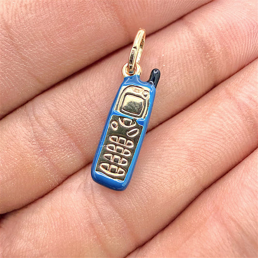 NZGD | 9ct Gold Auric Vintage Phone Charm