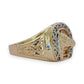 BRAND NEW | 9ct Gold Ring -Golden Stallion Halo