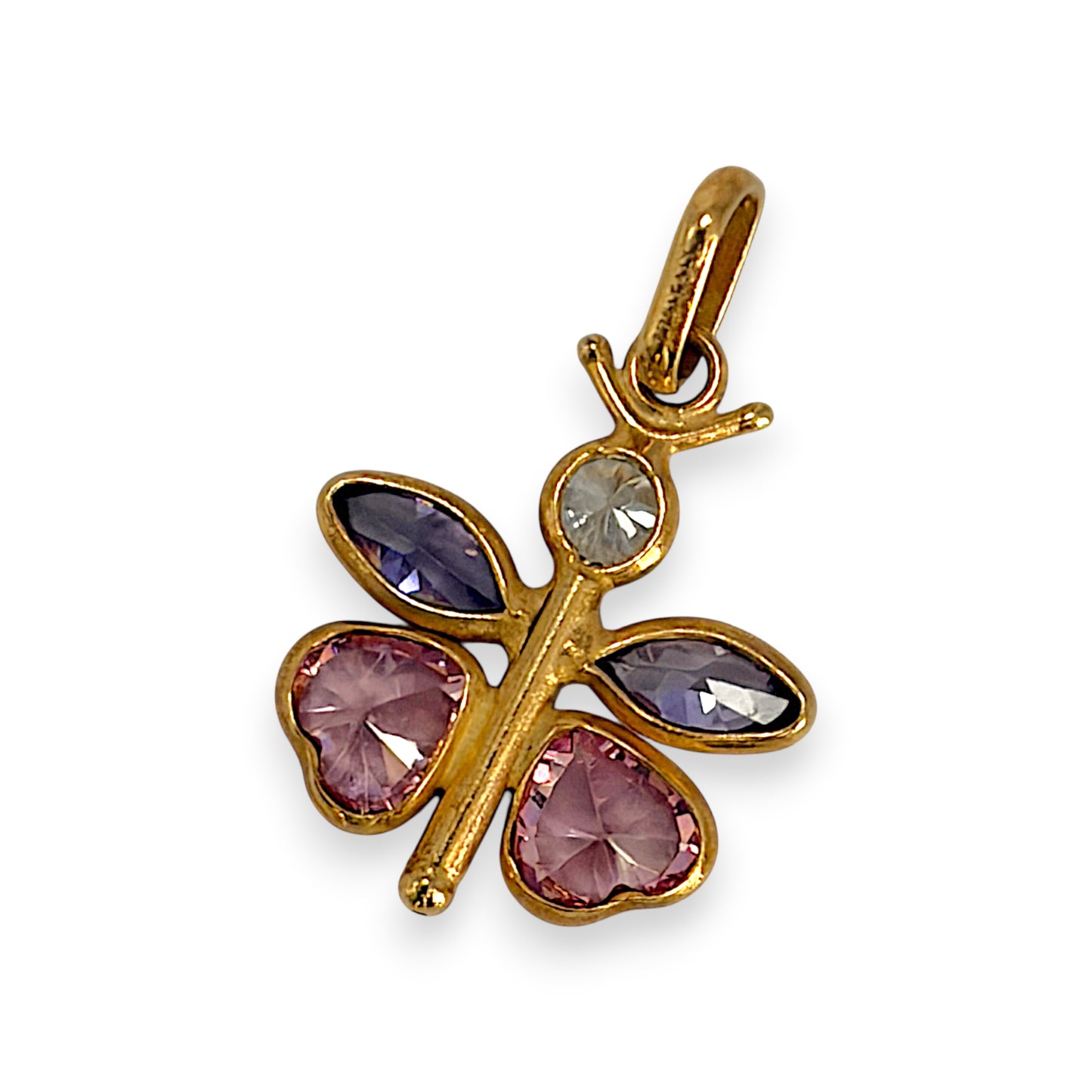 BRAND NEW | 9ct Gold Celestial CZ Butterfly Charm