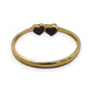 NZGD | 9ct Gold Twin‑Heart Petite Motif Ring Size O
