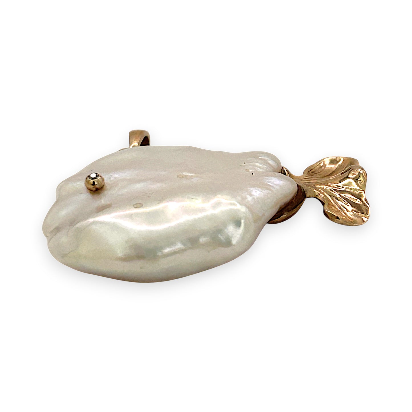 BRAND NEW | Baroque Pearl Pendant with 9ct Gold - Ocean Whisper