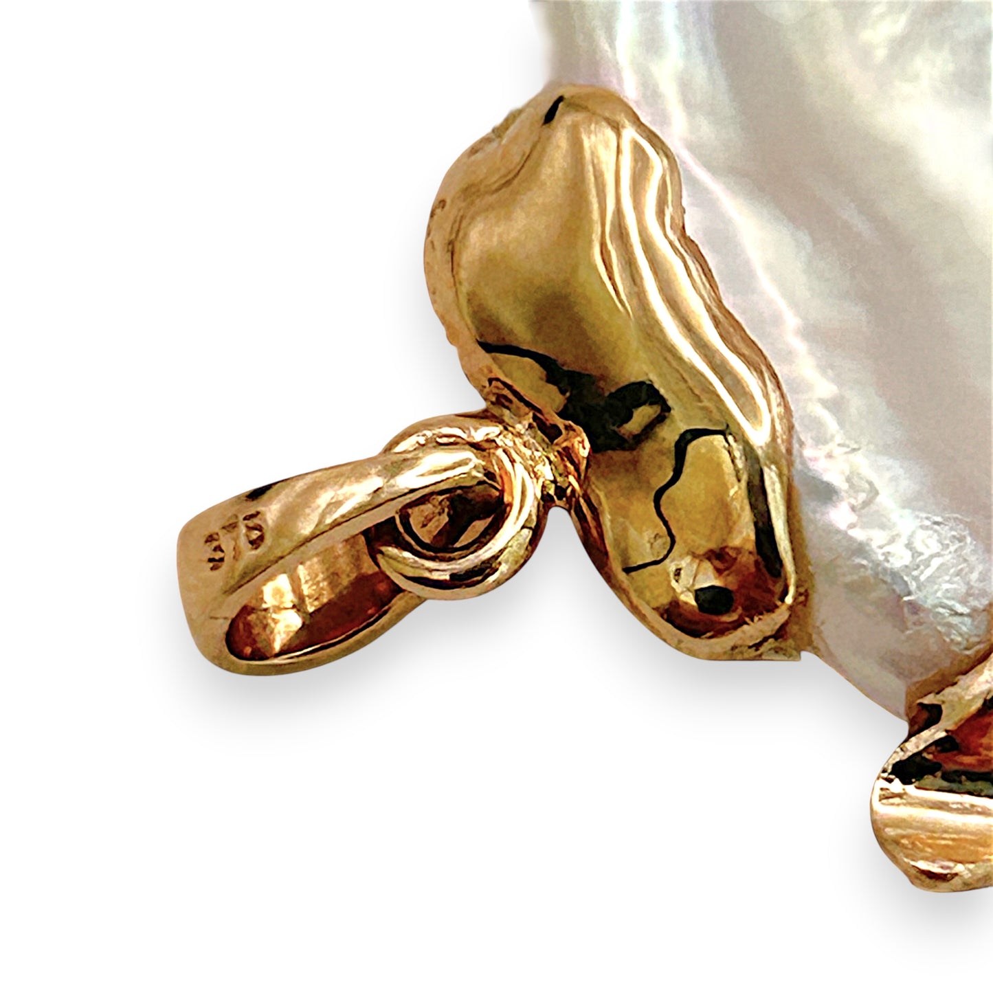 BRAND NEW | Baroque Pearl Pendant with 9ct Gold - Ocean Whisper