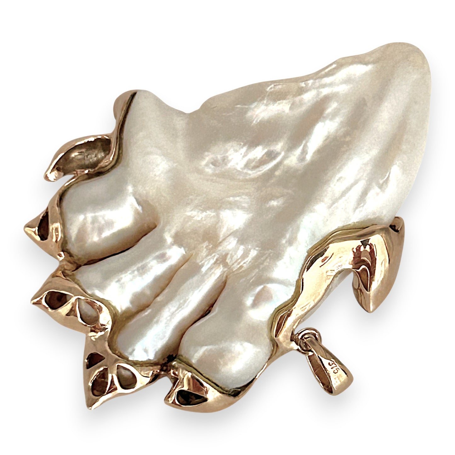 BRAND NEW | Baroque Pearl Pendant with 9ct Gold - Ocean Muse