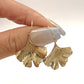 NZGD | 9ct Gold Earrings Golden Ginkgo Whisper Earrings