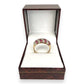 NZGD | 9ct Gold Ruby Harmony Ring Size P 1/2
