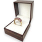 NZGD | 9ct Gold Ruby Harmony Ring Size P 1/2