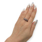 NZGD | 9ct Gold Ruby Harmony Ring Size P 1/2