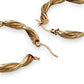NZGD | 10ct Gold Earrings Eternal Twist Elegance Hoops