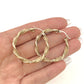 NZGD | 10ct Gold Earrings Eternal Twist Elegance Hoops