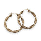NZGD | 10ct Gold Earrings Eternal Twist Elegance Hoops