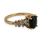 NZGD | 9ct Gold Vintage Midnight Sapphire Ring Size G
