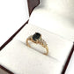 NZGD | 9ct Gold Vintage Midnight Sapphire Ring Size G