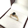 NZGD | 9ct Gold Vintage Midnight Sapphire Ring Size G