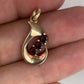 NZGD | 9ct Gold Crimson Ember Cascade Pendant