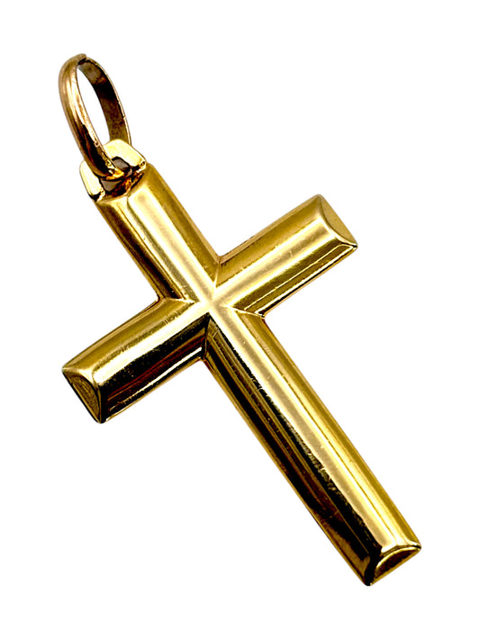 9ct Gold Cross Pendant. R # 353