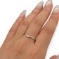 BRAND NEW | 9ct White Gold Ring -Diamond Arc Whisper