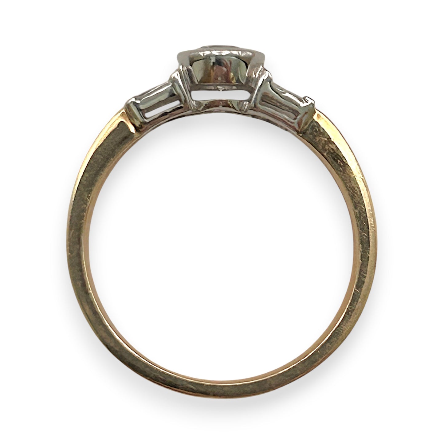 BRAND NEW | 18ct Gold Ring Y/W Gold Trilight Diamond Ring Valuation $6,050