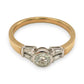 BRAND NEW | 18ct Gold Ring Y/W Gold Trilight Diamond Ring Valuation $6,050