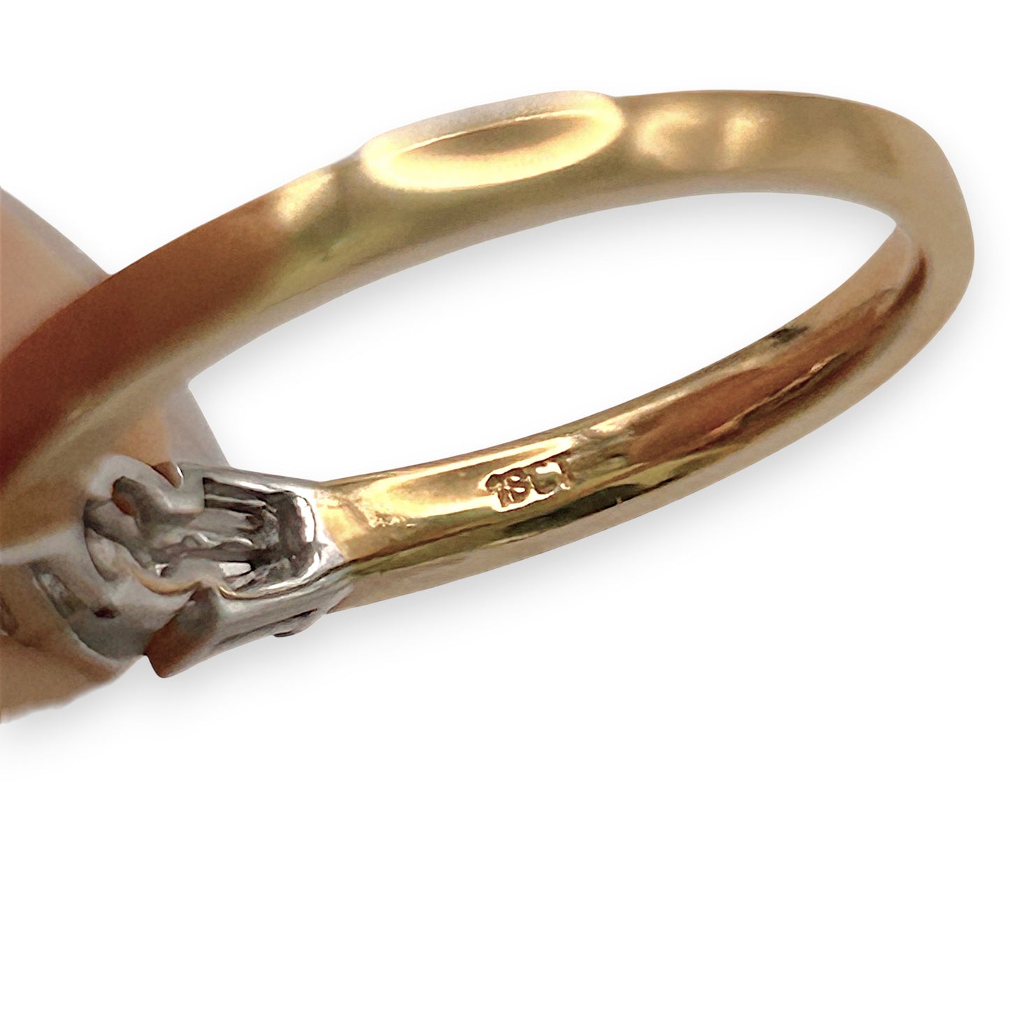 BRAND NEW | 18ct Gold Ring Y/W Gold Trilight Diamond Ring Valuation $6,050