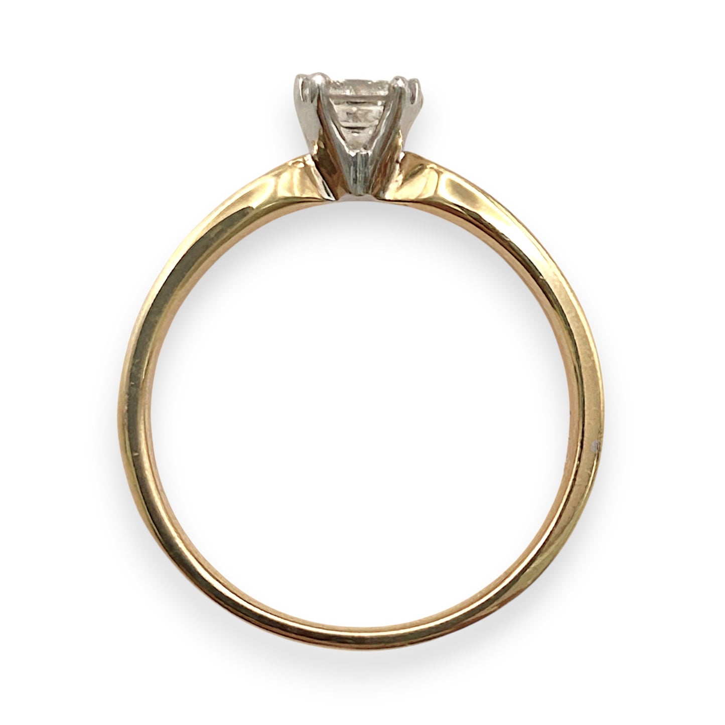 BRAND NEW | 18ct Gold Ring Princess Radiance Solitaire Ring Valuation $5,800