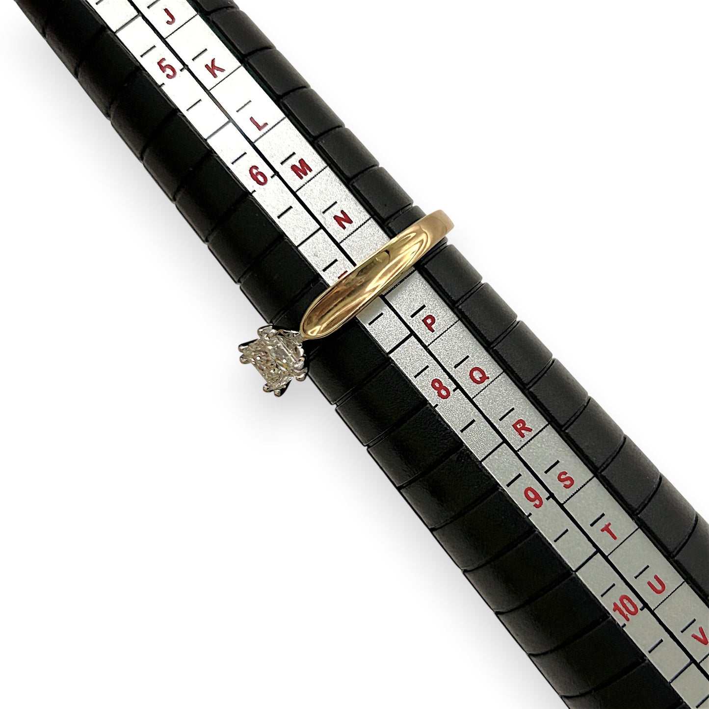 BRAND NEW | 18ct Gold Ring Princess Radiance Solitaire Ring Valuation $5,800