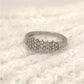 BRAND NEW | 9ct White Gold Ring - Snowlit Diamond Row Band