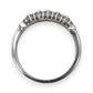 BRAND NEW | 9ct White Gold Ring - Snowlit Diamond Row Band