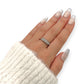 BRAND NEW | 9ct White Gold Ring - Snowlit Diamond Row Band