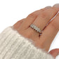 BRAND NEW | 9ct White Gold Ring - Snowlit Diamond Row Band
