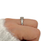 BRAND NEW | 9ct White Gold Ring - Snowlit Diamond Row Band