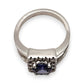 BRAND NEW | 18ct W Gold Midnight Violet Ring Valuation $9,750