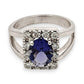 BRAND NEW | 18ct W Gold Midnight Violet Ring Valuation $9,750