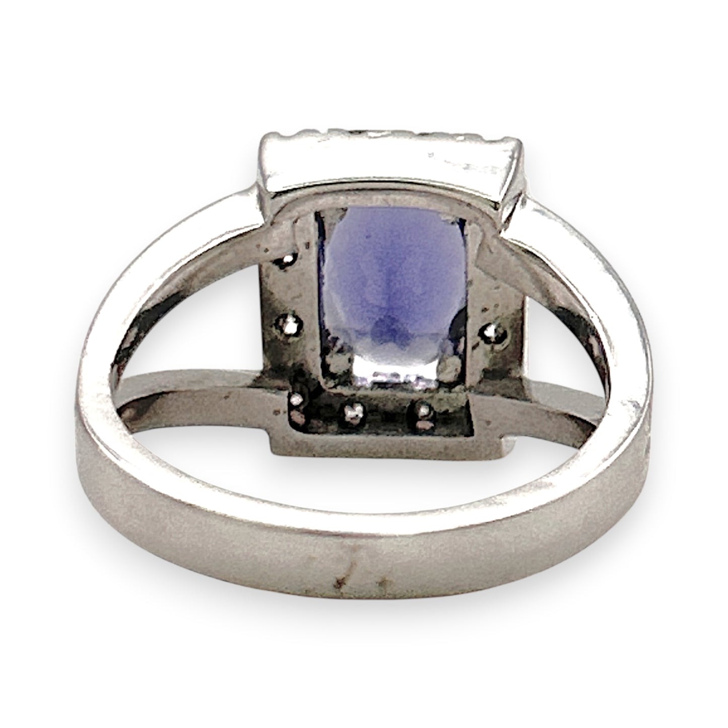 BRAND NEW | 18ct W Gold Midnight Violet Ring Valuation $9,750